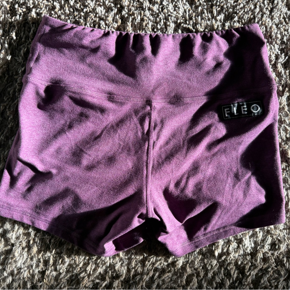 Fleo Purple Power High Rise Short